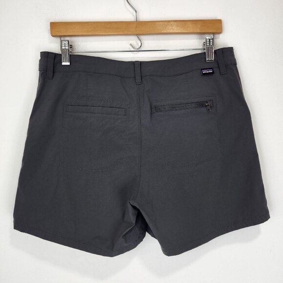 Patagonia Quandary 5" Shorts Women's 8 Forge Gray Nylon Stretch Hiking Outdoor - Picture 2 of 10